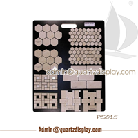 Stone sample display board