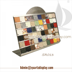 Countertop quartz stone display rack--SR013