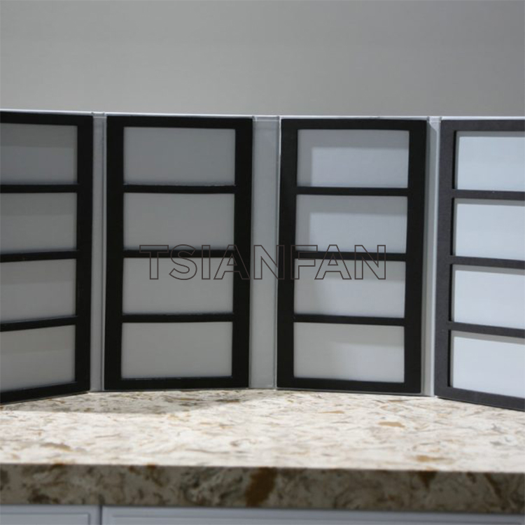 4 Pages Sample Folder For Quartz Ceramic Acrylic Sample Stone Display PY064