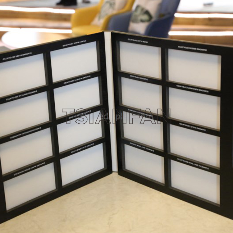 Marble Quartz Stone Display Binder For Various Tiles ST-75 Stone display